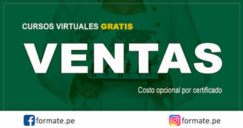 Cursos virtuales gratis de Ventas